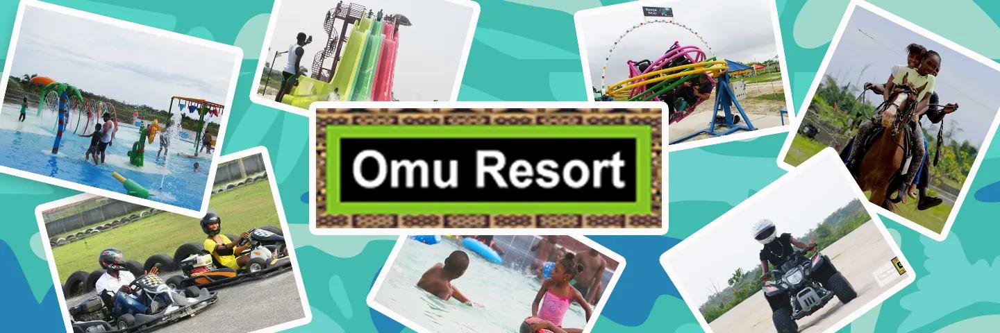 Omu Resort's banner