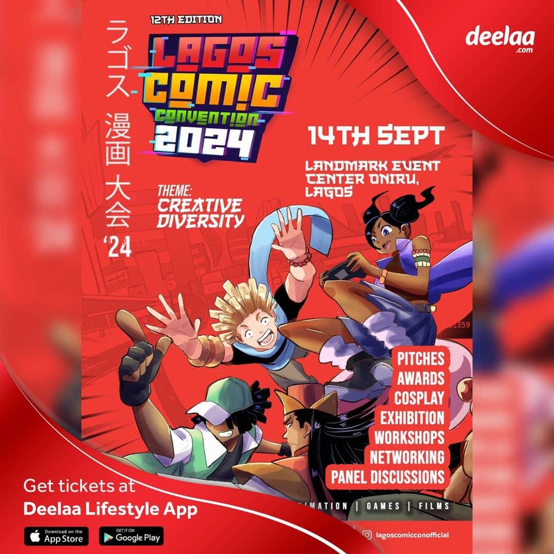 Lagos Comic Convention 2024's banner